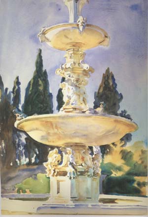 John Singer Sargent In a Medici Villa (mk18)